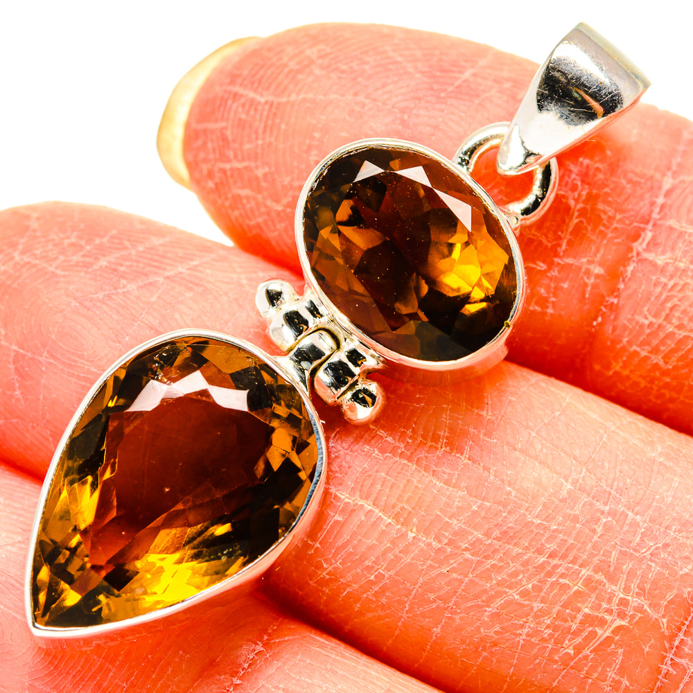 Citrine Pendants handcrafted by Ana Silver Co - PD759304