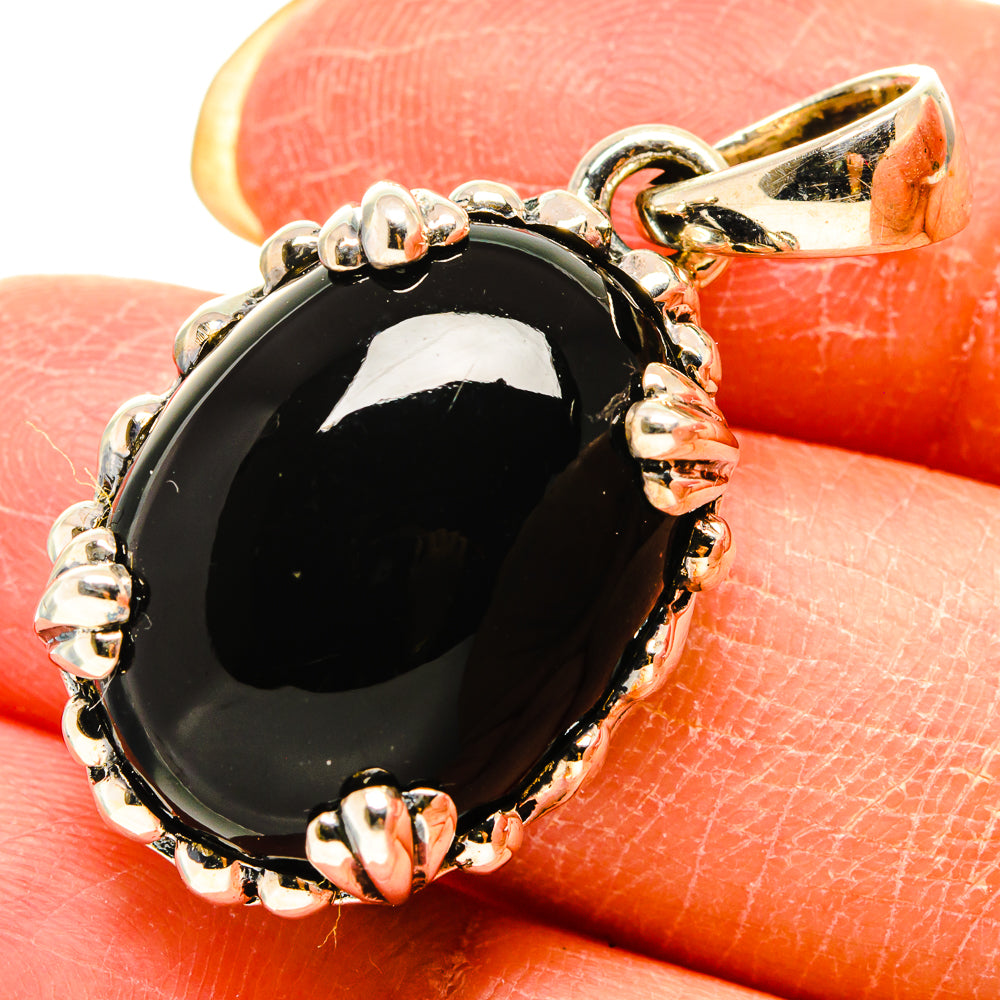 Black Onyx Pendants handcrafted by Ana Silver Co - PD759316