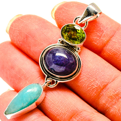 Tanzanite Pendants handcrafted by Ana Silver Co - PD759321