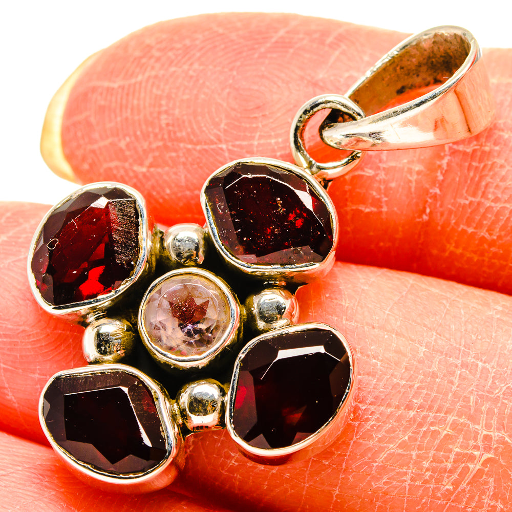 Garnet Pendants handcrafted by Ana Silver Co - PD759326