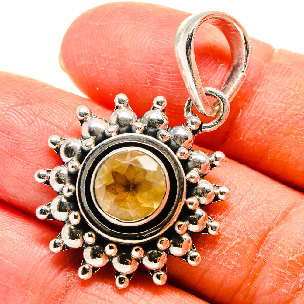 Citrine Pendants handcrafted by Ana Silver Co - PD759346