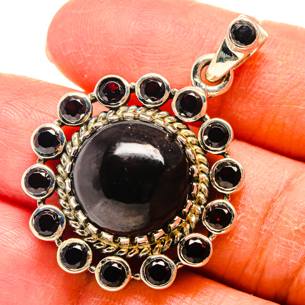 Garnet Pendants handcrafted by Ana Silver Co - PD759347