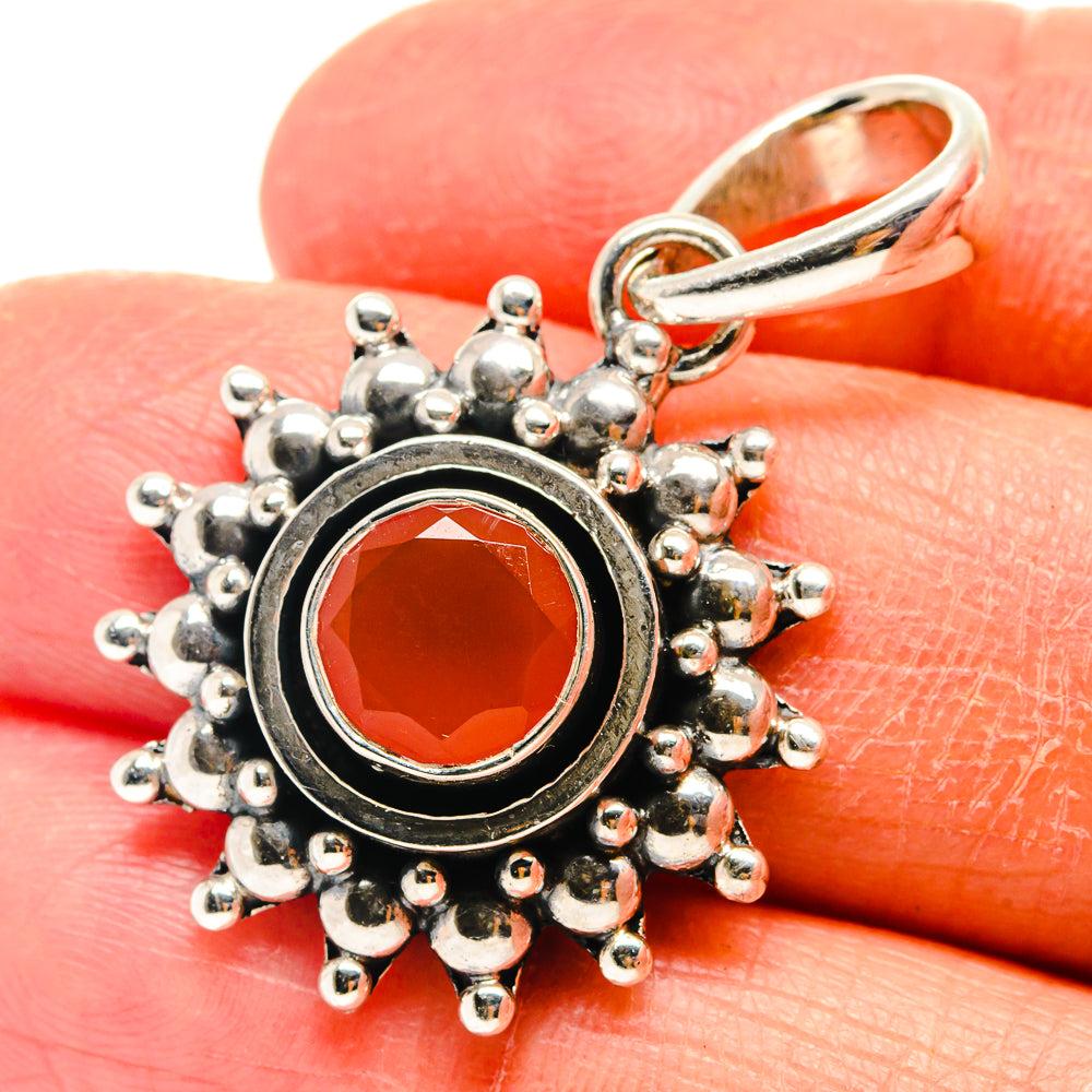 Carnelian Pendants handcrafted by Ana Silver Co - PD759348