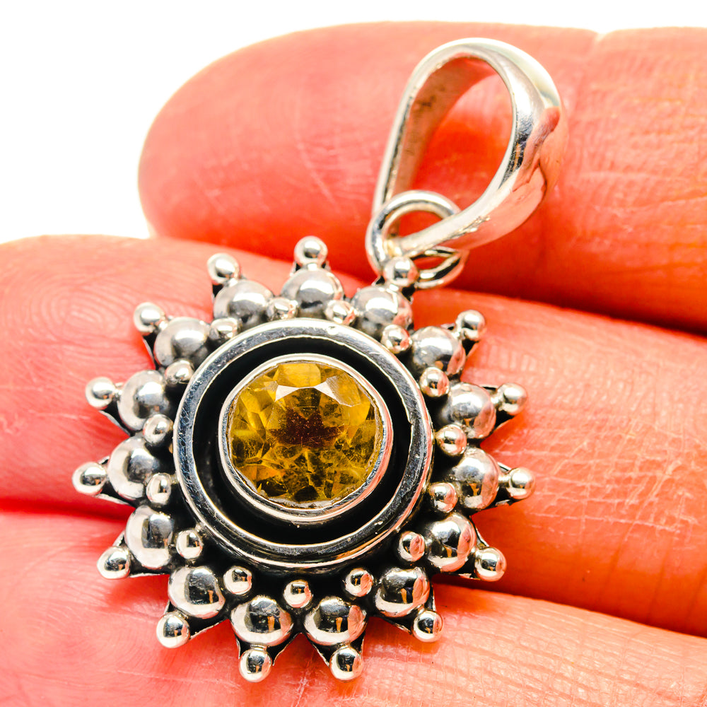 Citrine Pendants handcrafted by Ana Silver Co - PD759351