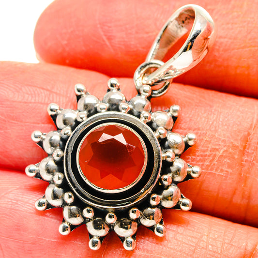 Red Onyx Pendants handcrafted by Ana Silver Co - PD759352