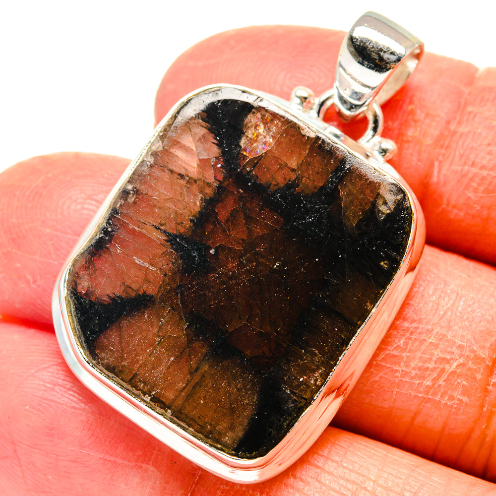 Chiastolite Pendants handcrafted by Ana Silver Co - PD759353
