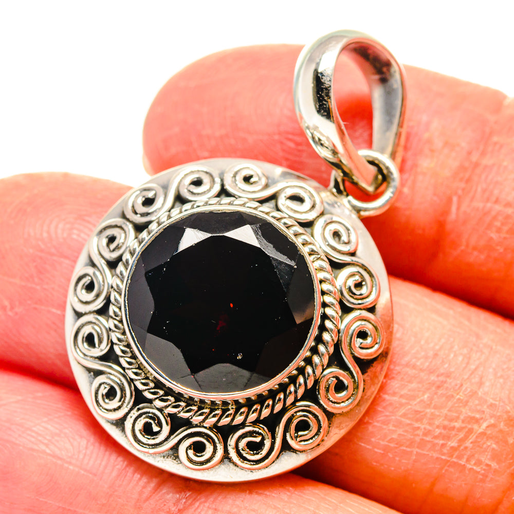 Garnet Pendants handcrafted by Ana Silver Co - PD759354