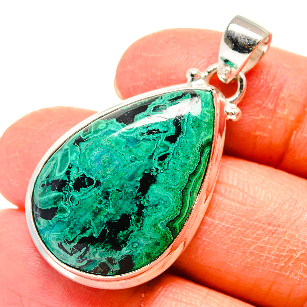 Chrysocolla Pendants handcrafted by Ana Silver Co - PD759365