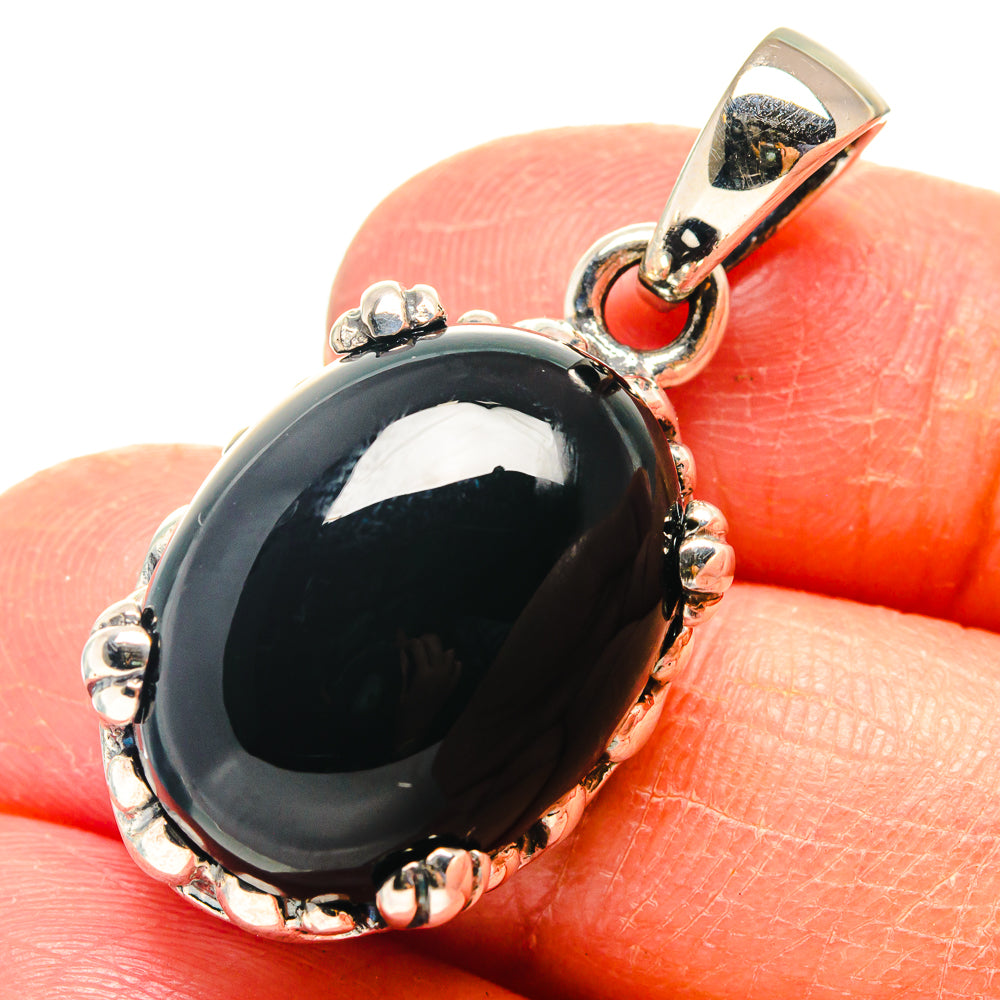 Black Onyx Pendants handcrafted by Ana Silver Co - PD759373