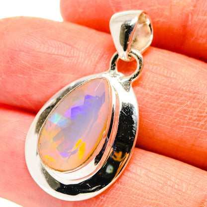 Ethiopian Opal Pendants handcrafted by Ana Silver Co - PD759377
