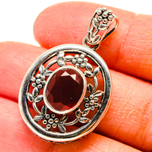 Red Onyx Pendants handcrafted by Ana Silver Co - PD759386