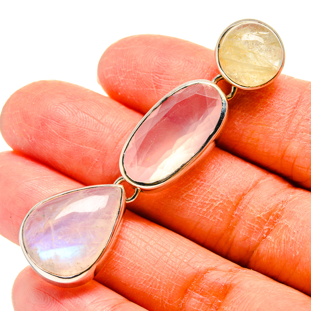 Rainbow Moonstone Pendants handcrafted by Ana Silver Co - PD759388