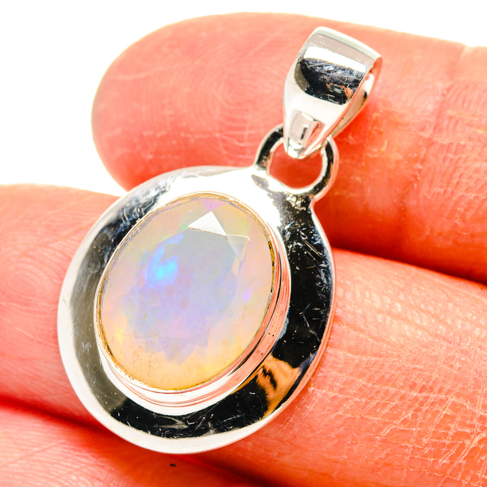 Ethiopian Opal Pendants handcrafted by Ana Silver Co - PD759389