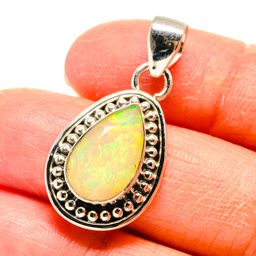 Ethiopian Opal Pendants handcrafted by Ana Silver Co - PD759390