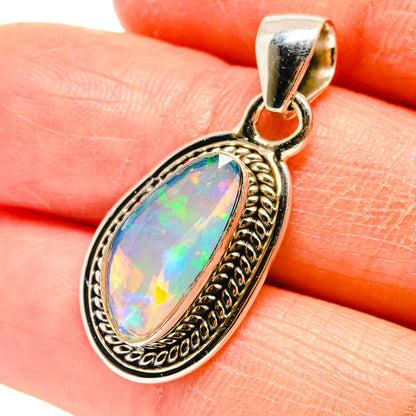 Ethiopian Opal Pendants handcrafted by Ana Silver Co - PD759392
