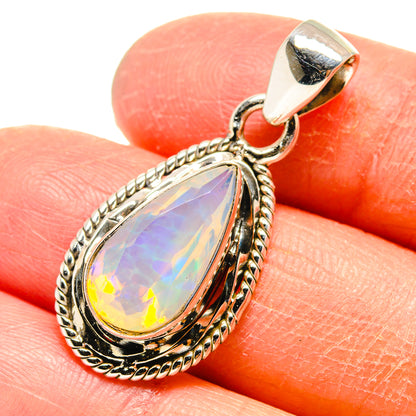 Ethiopian Opal Pendants handcrafted by Ana Silver Co - PD759396