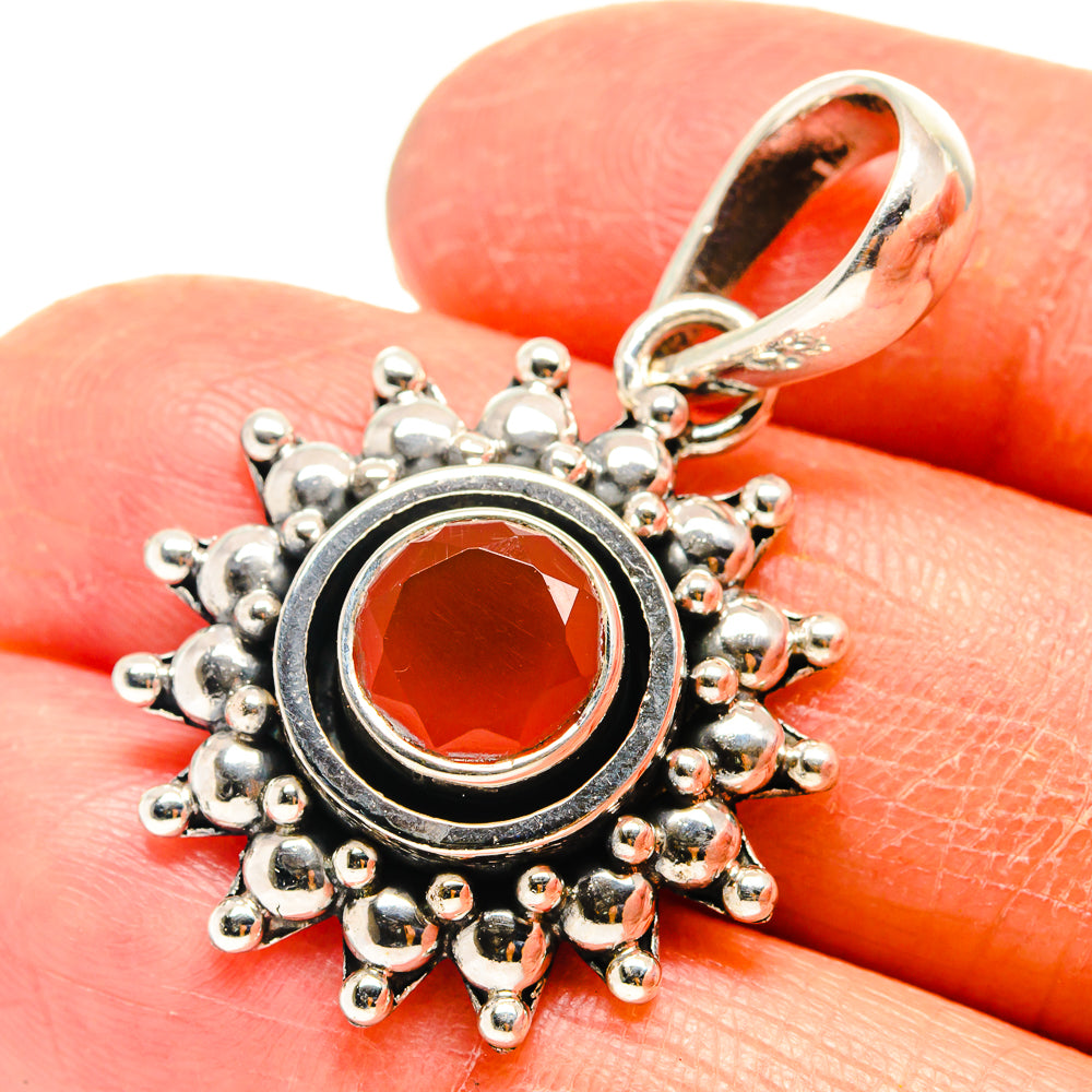 Carnelian Pendants handcrafted by Ana Silver Co - PD759400