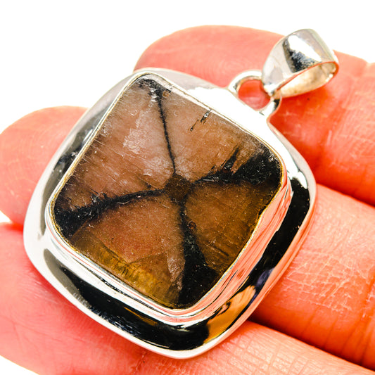 Chiastolite Pendants handcrafted by Ana Silver Co - PD759404