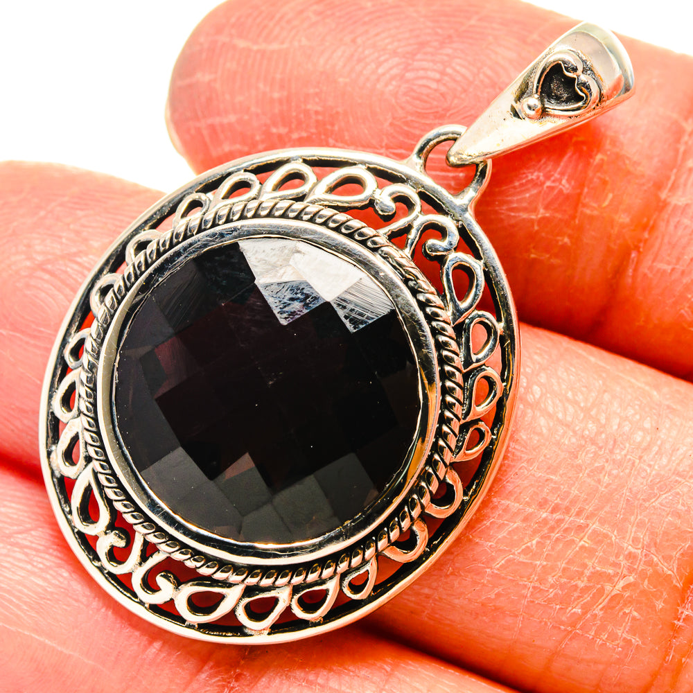 Smoky Quartz Pendants handcrafted by Ana Silver Co - PD759405