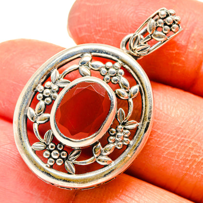 Red Onyx Pendants handcrafted by Ana Silver Co - PD759408