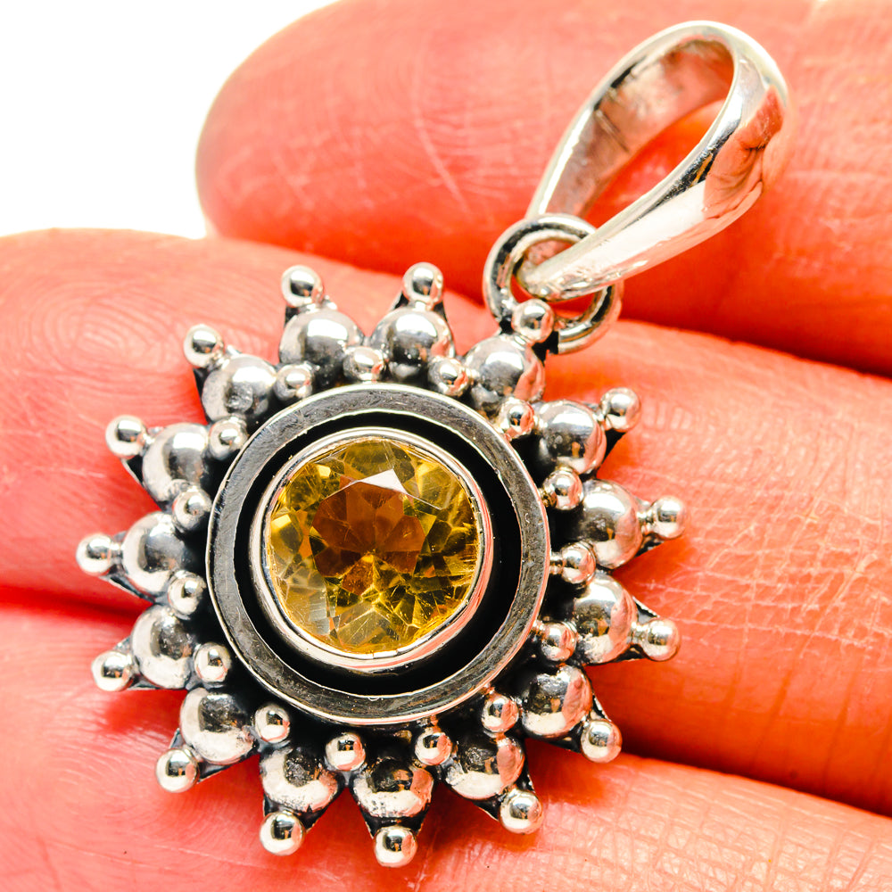 Citrine Pendants handcrafted by Ana Silver Co - PD759410
