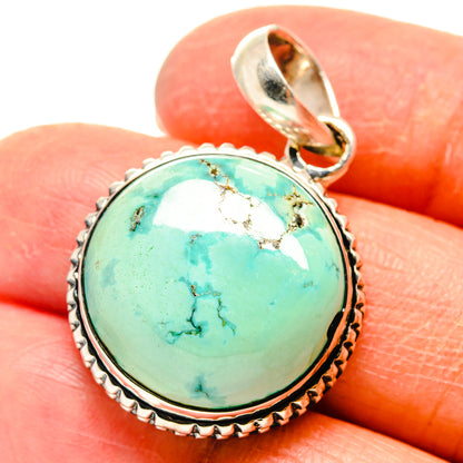 Tibetan Turquoise Pendants handcrafted by Ana Silver Co - PD759411