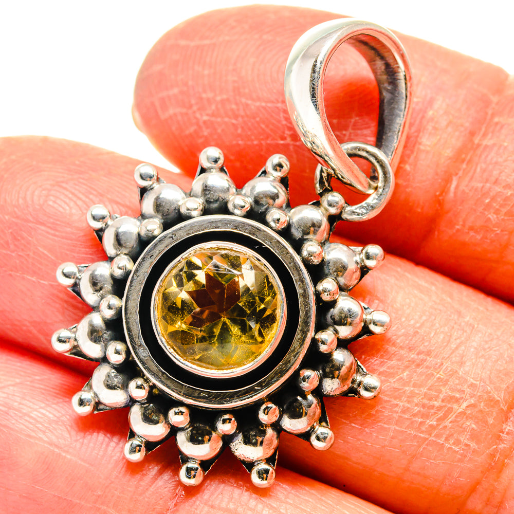 Citrine Pendants handcrafted by Ana Silver Co - PD759415
