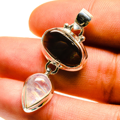 Mexican Fire Agate Pendants handcrafted by Ana Silver Co - PD759434