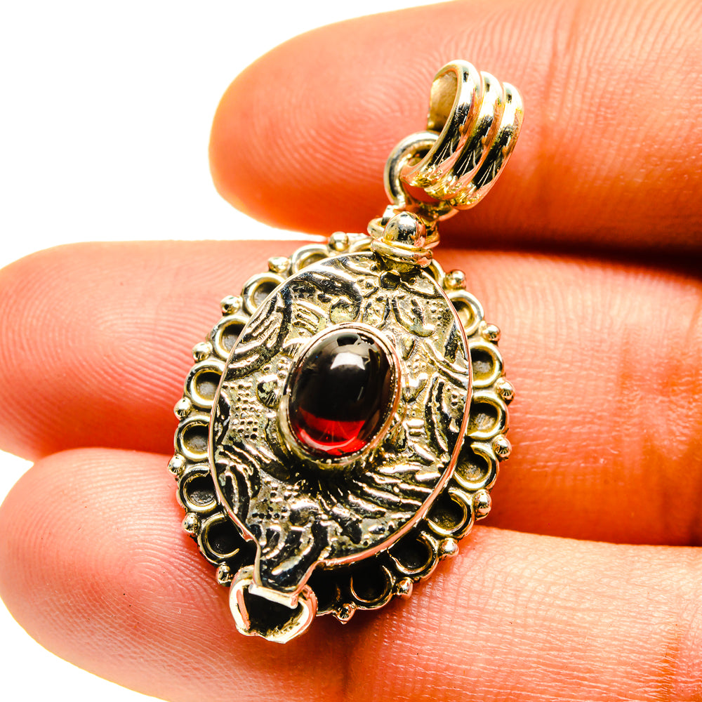 Garnet Pendants handcrafted by Ana Silver Co - PD759450