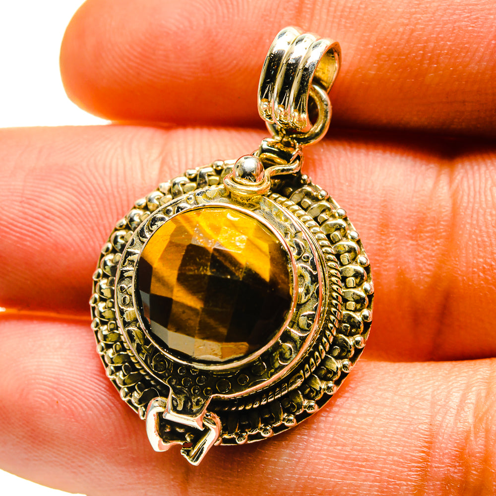 Tiger Eye Pendants handcrafted by Ana Silver Co - PD759484