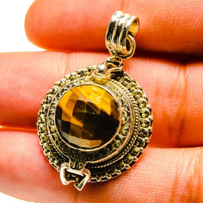 Tiger Eye Pendants handcrafted by Ana Silver Co - PD759484