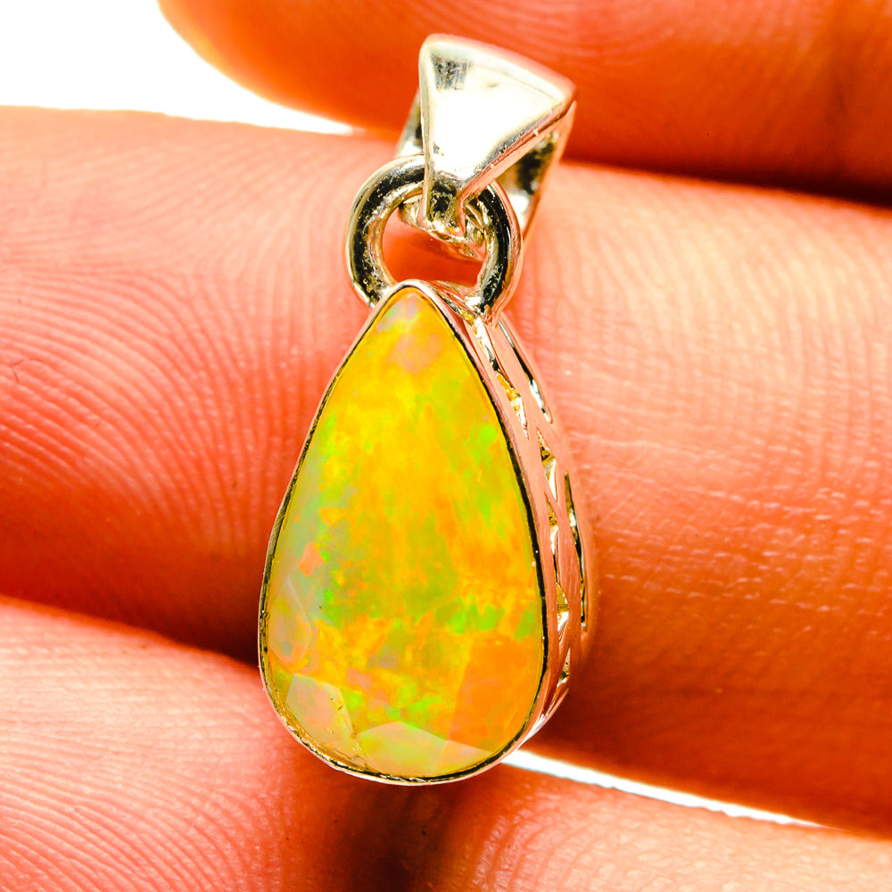 Ethiopian Opal Pendants handcrafted by Ana Silver Co - PD759485