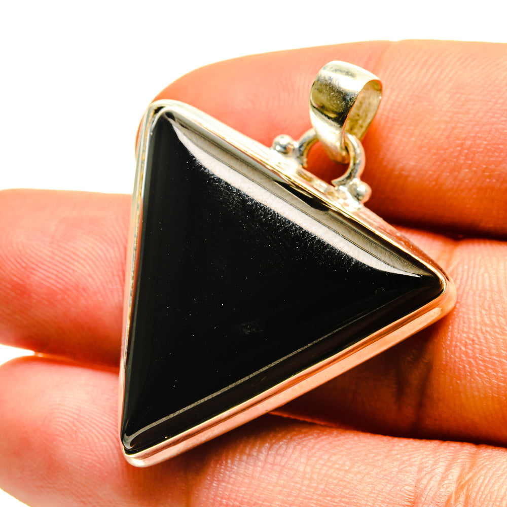 Black Onyx Pendants handcrafted by Ana Silver Co - PD759487