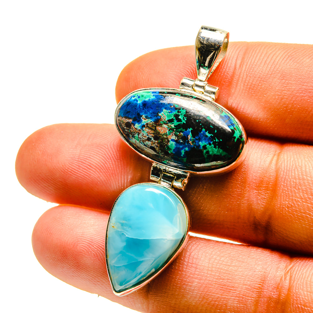 Shattuckite Pendants handcrafted by Ana Silver Co - PD759496