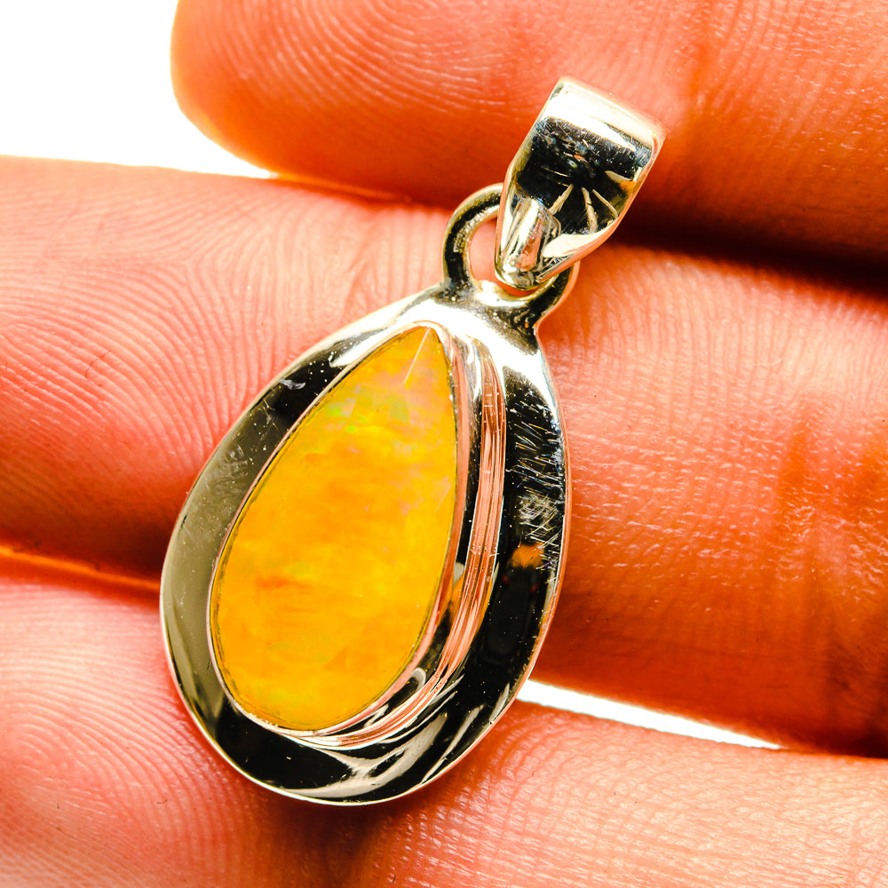 Ethiopian Opal Pendants handcrafted by Ana Silver Co - PD759505