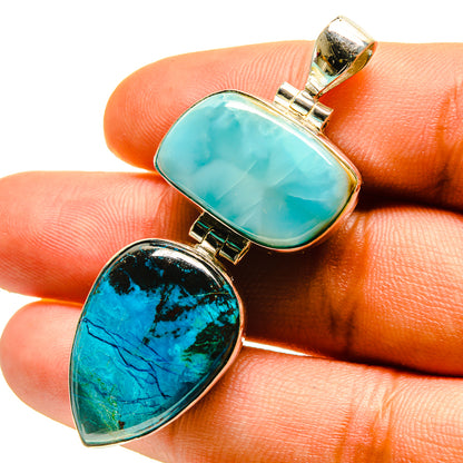 Shattuckite Pendants handcrafted by Ana Silver Co - PD759510