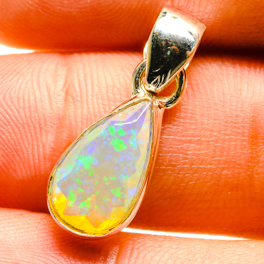 Ethiopian Opal Pendants handcrafted by Ana Silver Co - PD759514