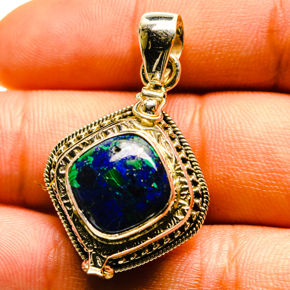 Azurite Pendants handcrafted by Ana Silver Co - PD759520