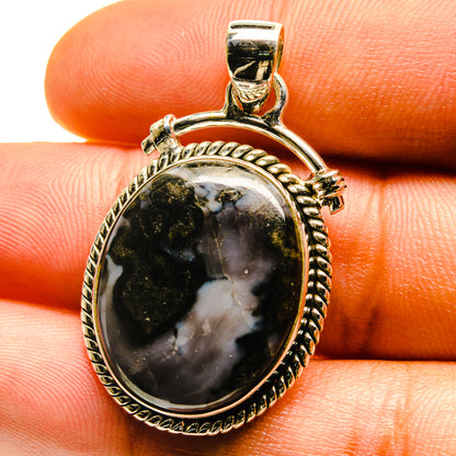 Gabbro Stone Pendants handcrafted by Ana Silver Co - PD759528