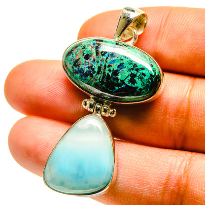 Shattuckite Pendants handcrafted by Ana Silver Co - PD759534