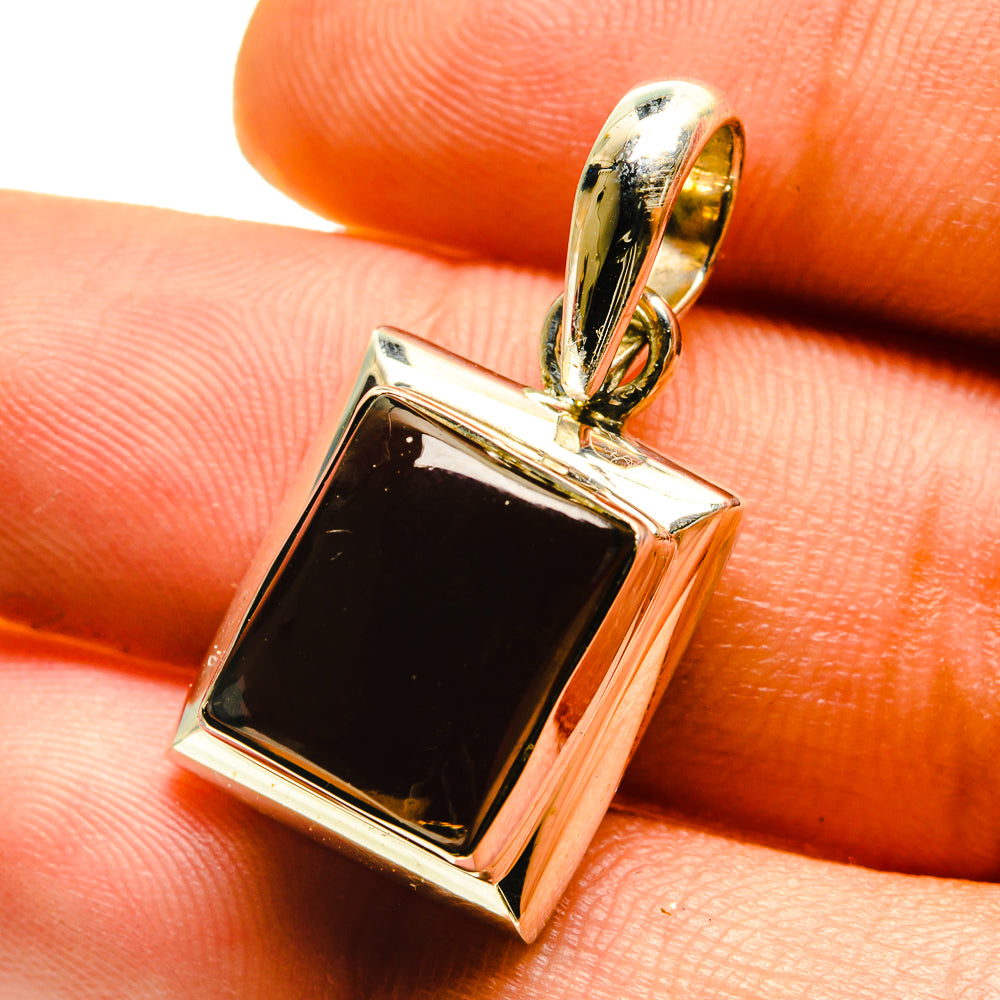 Smoky Quartz Pendants handcrafted by Ana Silver Co - PD759543