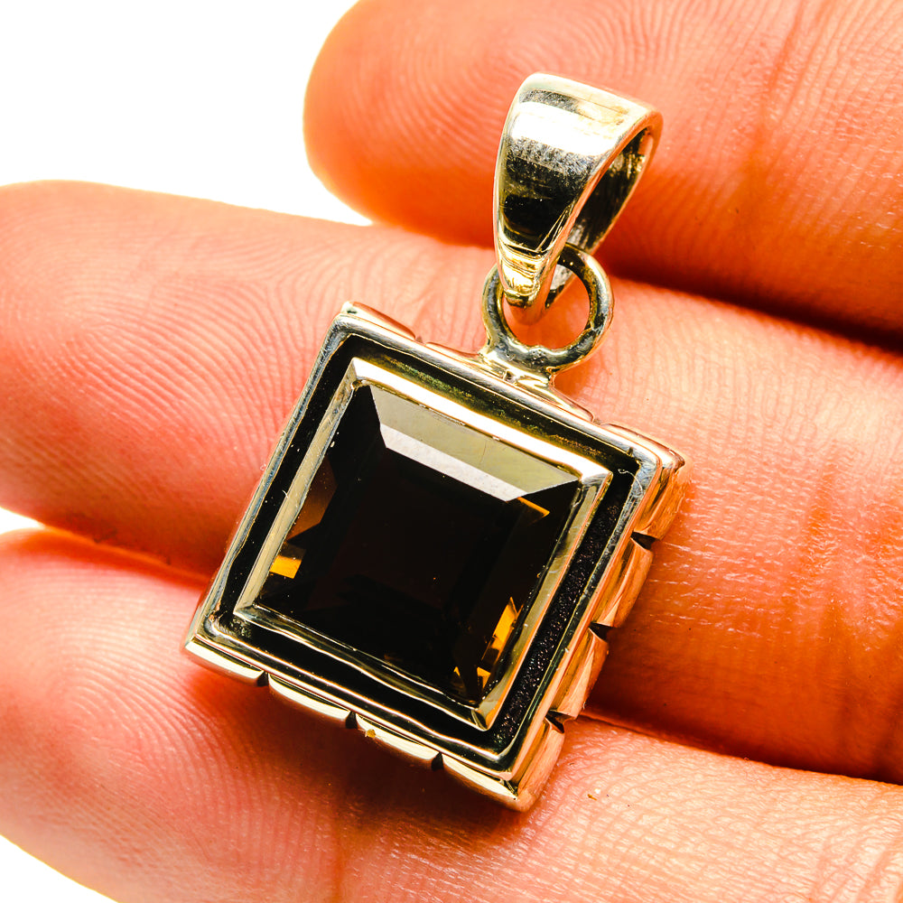 Smoky Quartz Pendants handcrafted by Ana Silver Co - PD759544