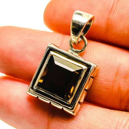 Smoky Quartz Pendants handcrafted by Ana Silver Co - PD759544