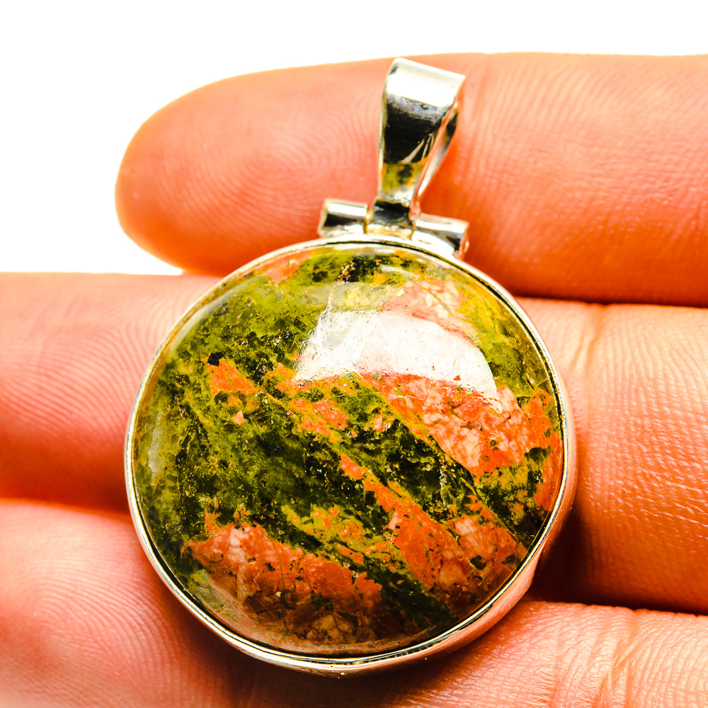 Unakite Pendants handcrafted by Ana Silver Co - PD759546
