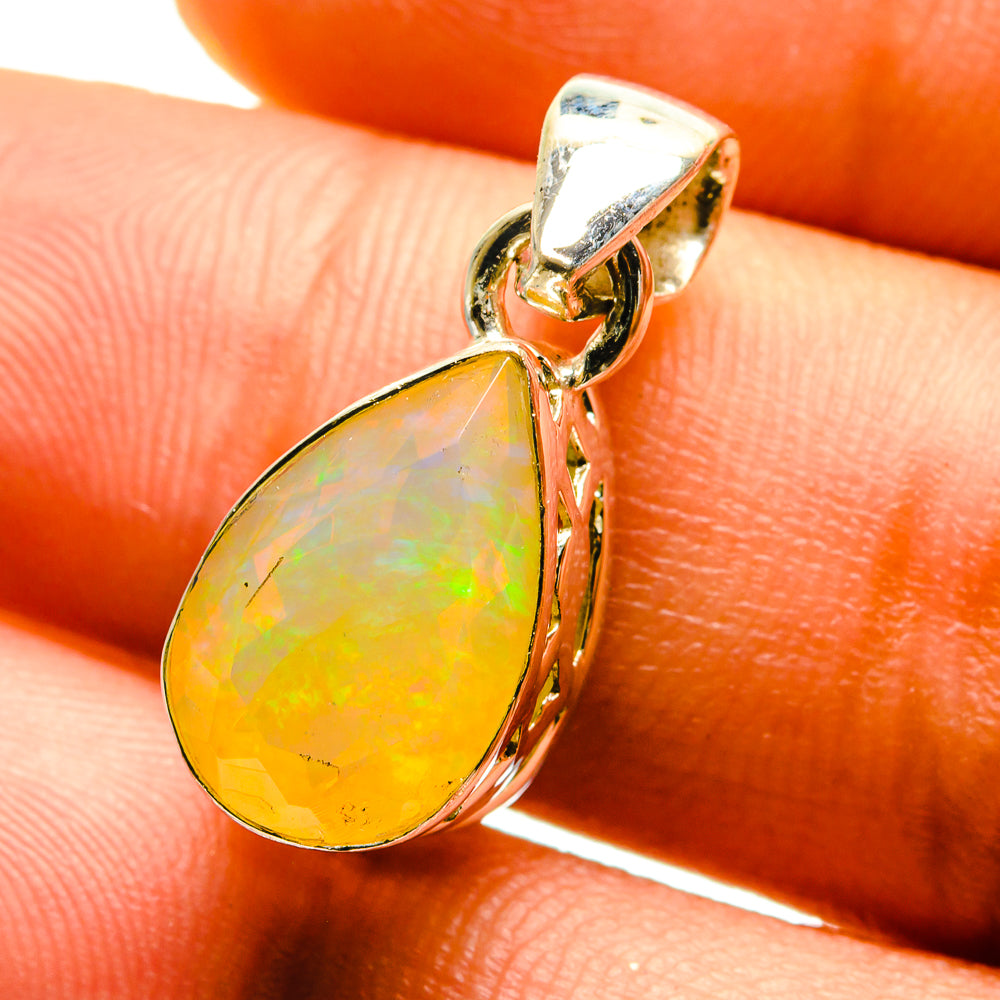 Ethiopian Opal Pendants handcrafted by Ana Silver Co - PD759554