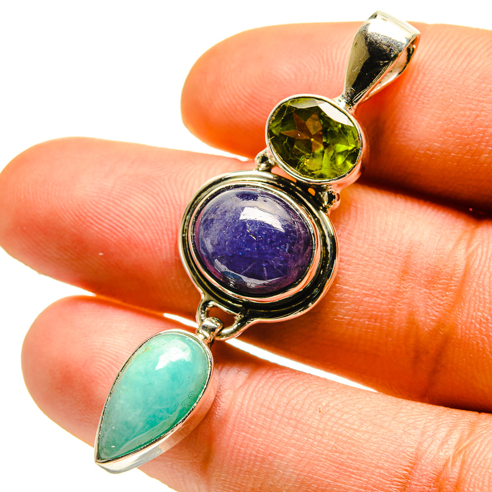 Tanzanite Pendants handcrafted by Ana Silver Co - PD759556