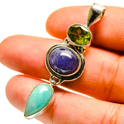 Tanzanite Pendants handcrafted by Ana Silver Co - PD759556