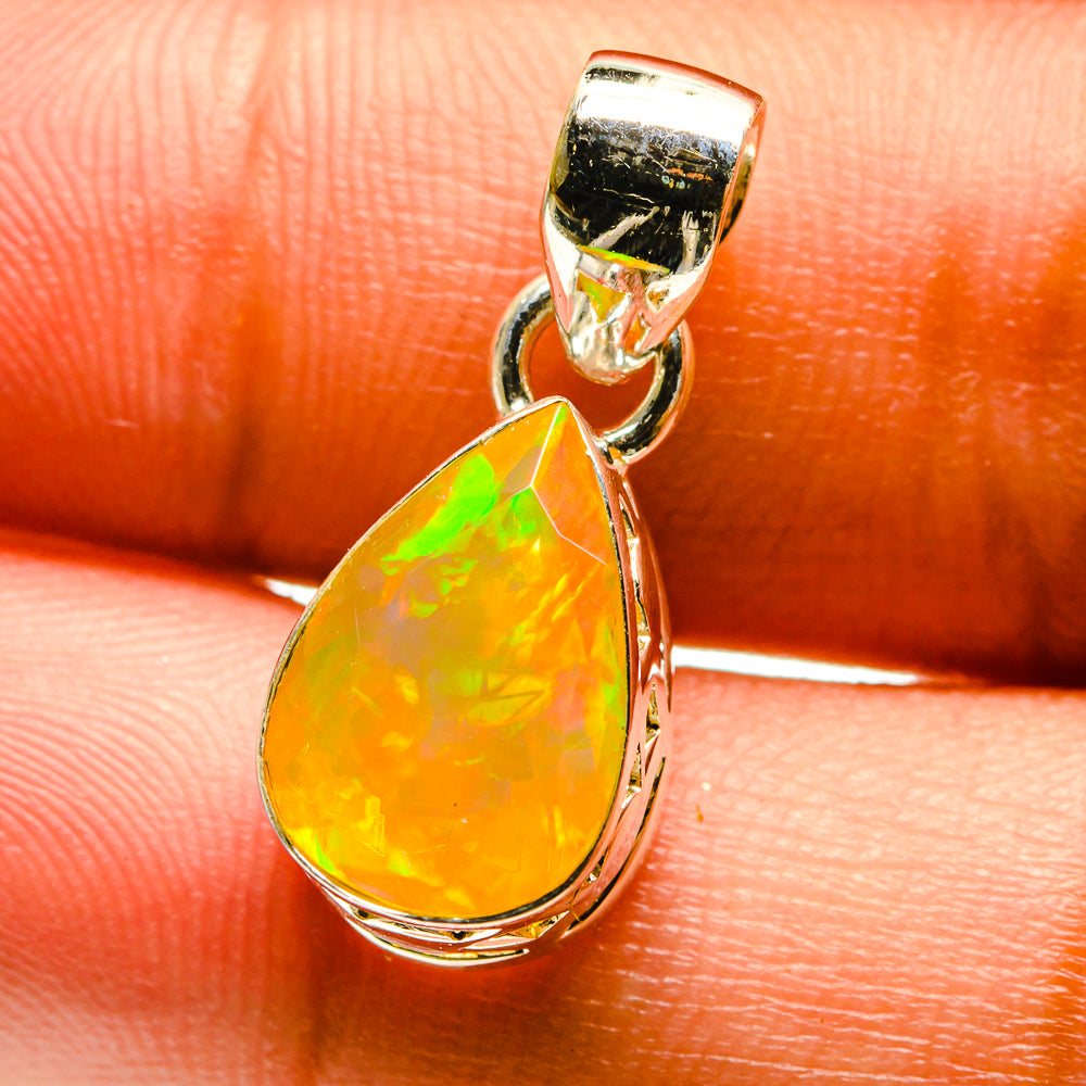 Ethiopian Opal Pendants handcrafted by Ana Silver Co - PD759558
