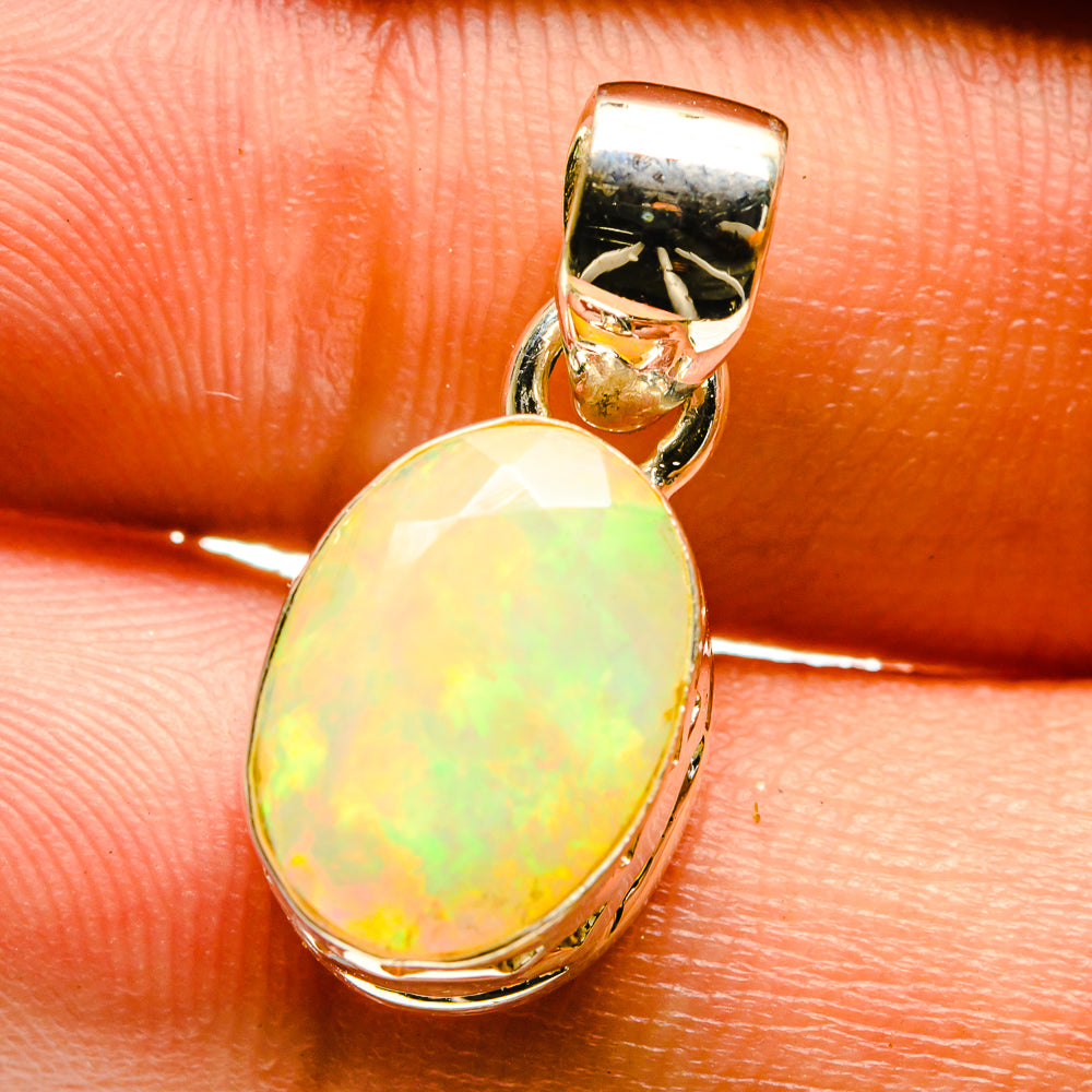 Ethiopian Opal Pendants handcrafted by Ana Silver Co - PD759560