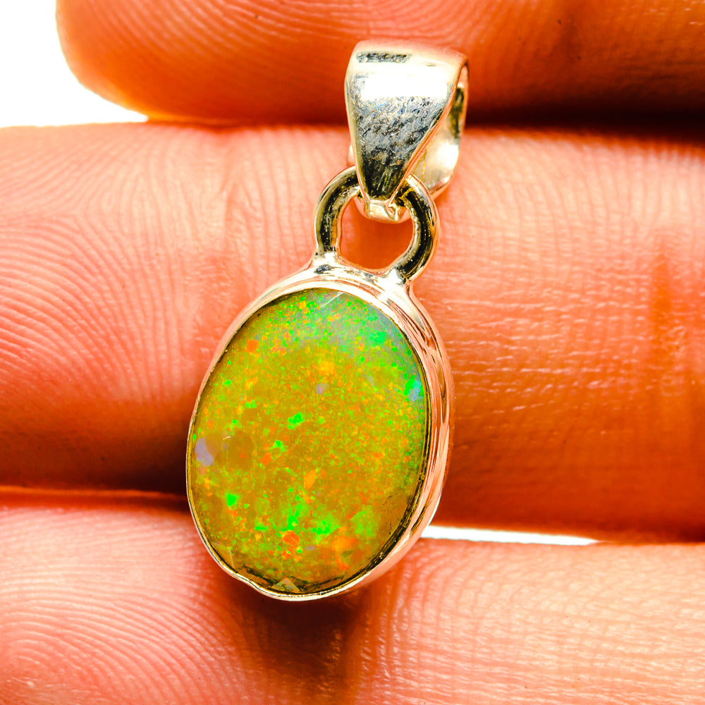 Ethiopian Opal Pendants handcrafted by Ana Silver Co - PD759567